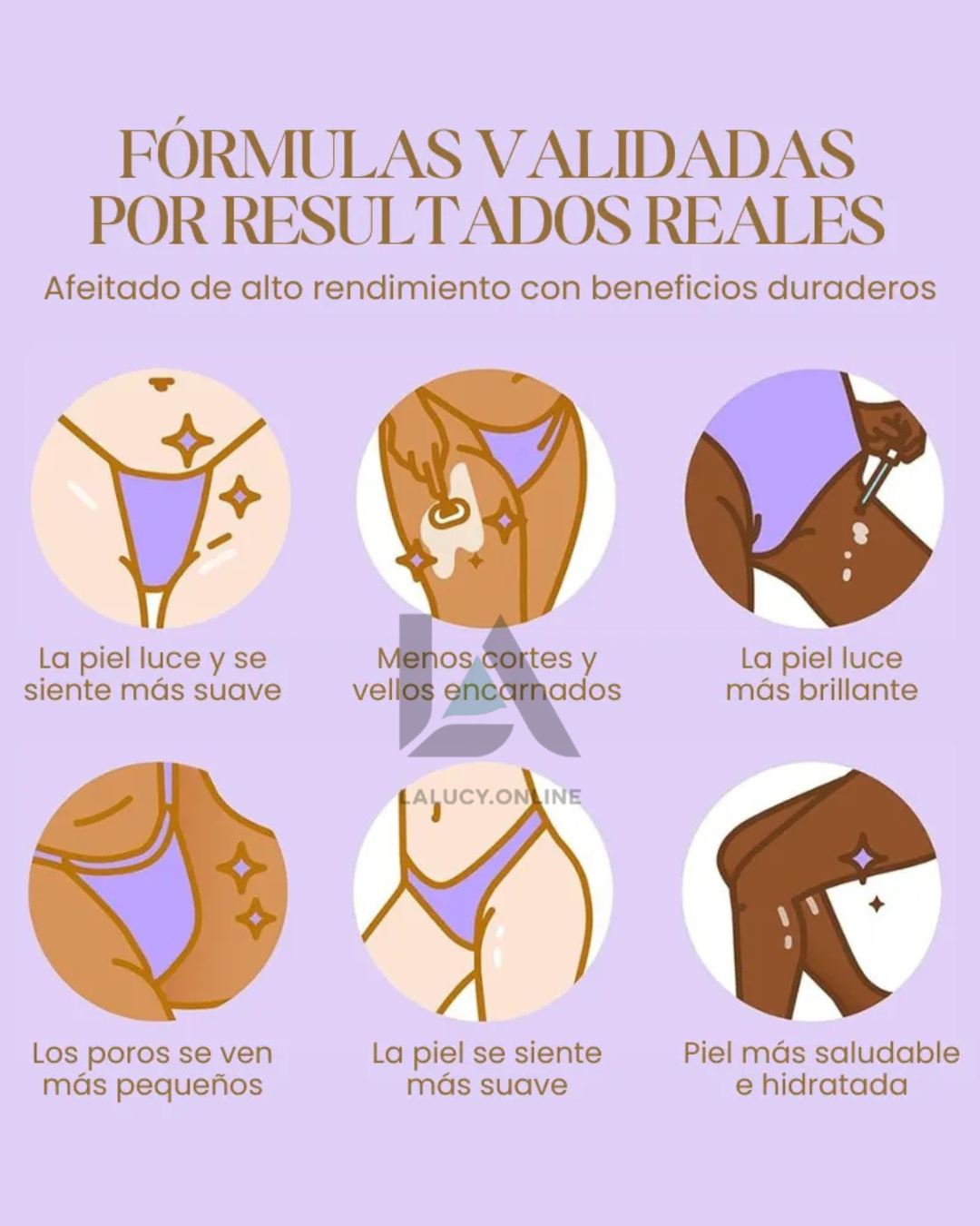 Aceite Truly con aroma que perdura hasta por 24 horas - Piel suave y sin vellos encarnados