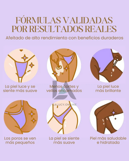 Aceite Truly con aroma que perdura hasta por 24 horas - Piel suave y sin vellos encarnados