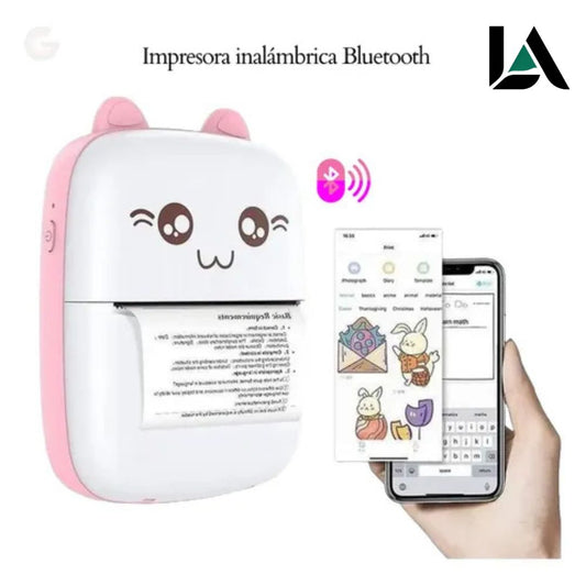 Mini Impresora Portátil con Bluetooth para celular